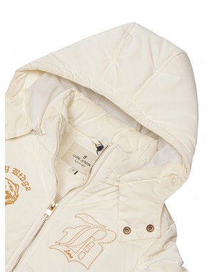Quilted Boys Jacket Quilted Metallic White Jacket 